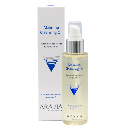 Гидрофильное масло Make-Up Cleansing Oil с антиоксидантами и омега-6, 110 мл  ARAVIA Professional