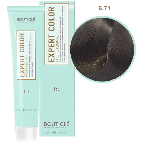 6.71 темно-русый коричнево-пепельный - Expert Color 100 ml